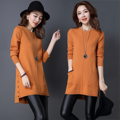 秋冬新寵 韓版寬松羊毛衫——大碼針織連衣裙的多重魅力